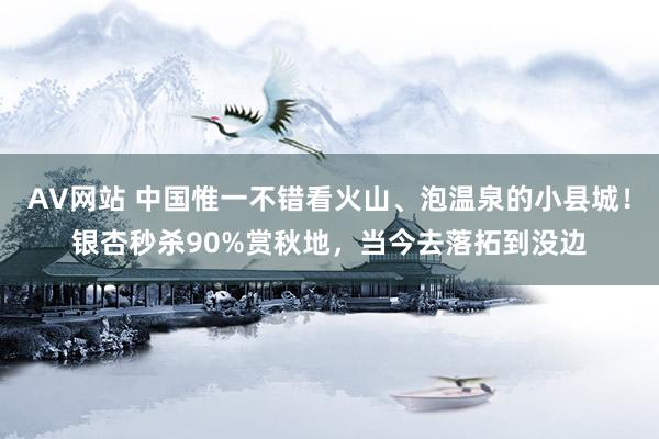 AV网站 中国惟一不错看火山、泡温泉的小县城！银杏秒杀90%赏秋地，当今去落拓到没边