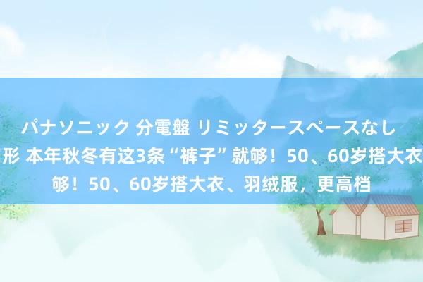 パナソニック 分電盤 リミッタースペースなし 露出・半埋込両用形 本年秋冬有这3条“裤子”就够！50、60岁搭大衣、羽绒服，更高档