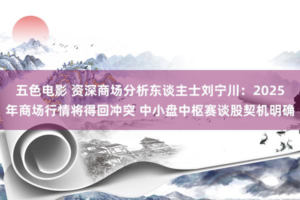 五色电影 资深商场分析东谈主士刘宁川：2025年商场行情将得回冲突 中小盘中枢赛谈股契机明确