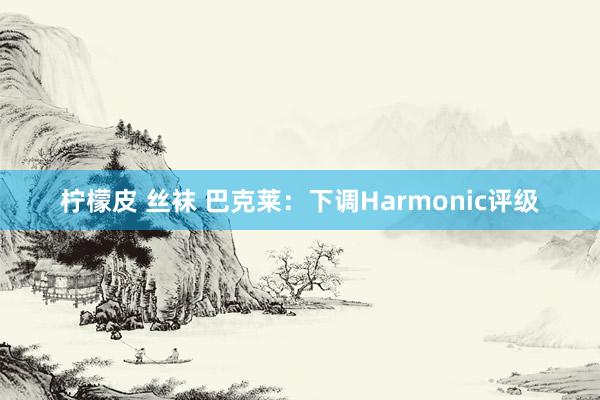 柠檬皮 丝袜 巴克莱：下调Harmonic评级