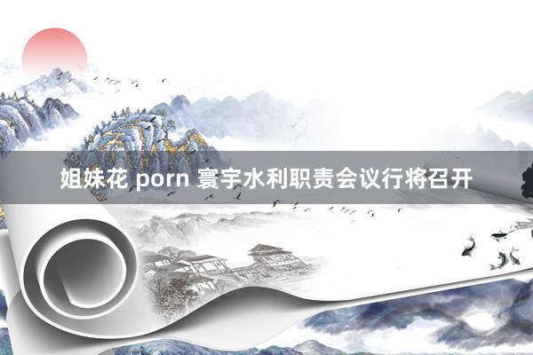 姐妹花 porn 寰宇水利职责会议行将召开